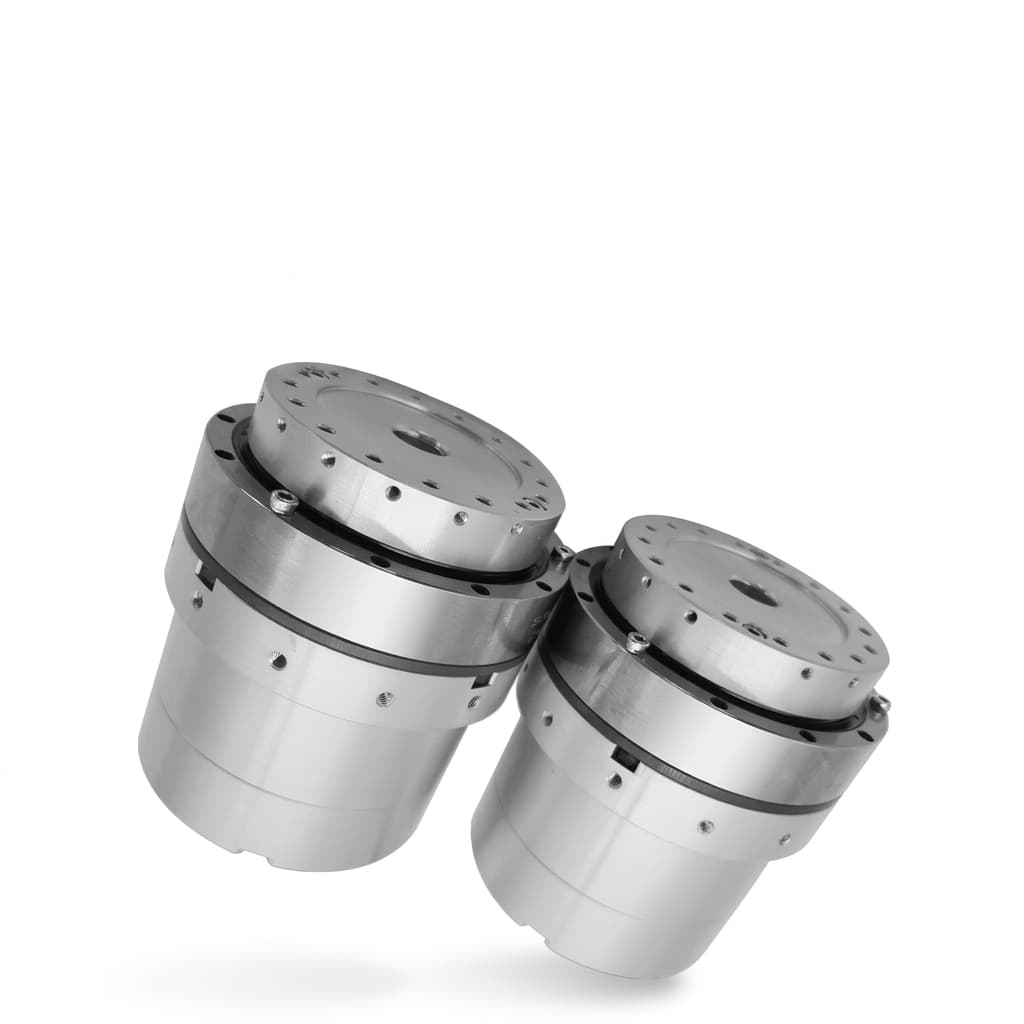 Integrated humanoid robot joint module with harmonic drive
